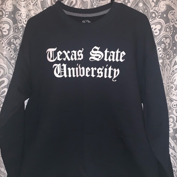 Texas State University Cropped Sweatshirt - Picture 1 of 3